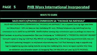 PHB WORX Ways to Earn