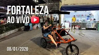 Fortaleza AO VIVO – Beira-Mar em Tempo Real! 🌊🇧🇷 (08/01/2026)