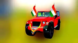 Modified Driving Mahindra Thar👿 Games: Reda Thar ( Gadi Wala Game ) | Calm Off-Road Gameplay #2026