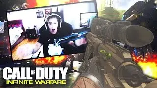 WIDOWMAKER SNIPER IN INFINITE WARFARE! LIVE SNIPING GAMEPLAY IN INFINITE WARFARE!