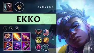 Ekko Jungle vs Volibear - NA Grandmaster Patch 25.24