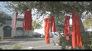 KHTS Displays &lsquo;Red Dress Project&rsquo; To Honor Women Killed By Domestic Abuse