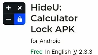 Game And All In One Secure App//HideU: Calculator Lock APK.. #jeypore