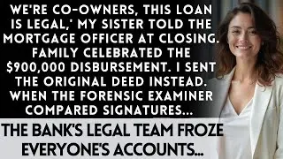 Sister Mortgaged My Beach House As Co-Owner — The Bank Found 15 Forged Documents...