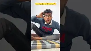 Valentine day aur Chaman 😂🔥| Indian family || #shorts #indian #comedy #valentine #funny ￼￼￼