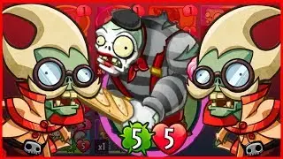 Gargantuar Mime in Professor Brainstorm Bonus Attack Deck - Plants vs Zombies Heroes Gameplay