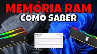 COMO SABER QUANTOS GIGAS de MEM&Oacute;RIA RAM tem o PC ou NOTEBOOK ✅️