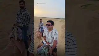 Ye hota hai Jaisalmer ki Desert Safari mai. #jaisalmer #rajasthan #travelguide #shorts