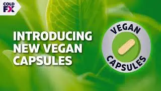 COLD-FX&reg; Vegan Capsules - New Look, Same Formula
