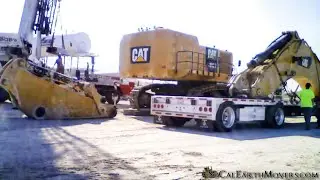 Time-lapse video of a CAT 6015B Excavator and brand new 777G Haul Truck being assembled
