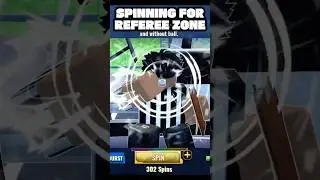 SPINNING FOR REFEREE ZONE IN BASKETBALL ZERO #roblox #basketballzero #bluelockrivals