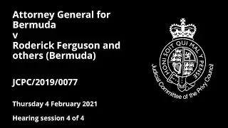 Attorney General for Bermuda v Roderick Ferguson and others (Bermuda)