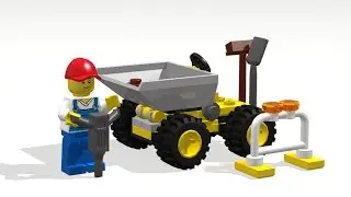 LEGO City 30348 Mini Dumper. Speed build / Instruction