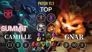 SB Summit Camille vs Gnar Top - KR Patch 11.1