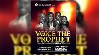 How To Design Church Flyer With Voice Over Tutorials For Absolute  Beginners