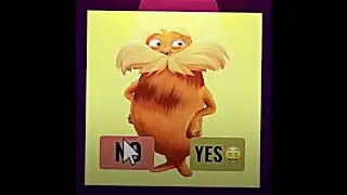 DO YOU LOVE ME, LORAX?😶 #shorts #fyp #lorax