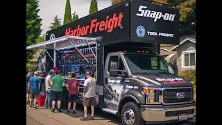 An artificial future where Snap On and Harbor Freight are friends.