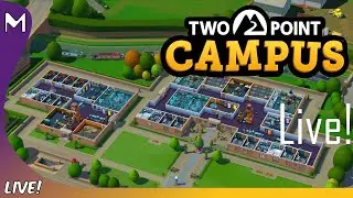 Two Point Campus! ✨✨Piazza Lanatra Setup! (Live #2)