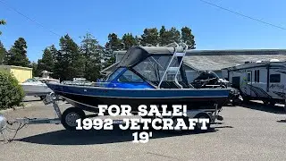 (SOLD) 1992 Jetcraft 19' w/ 2020 Mercury 150 & 9.9