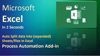 How to split data into multiple separated Worksheets in Excel