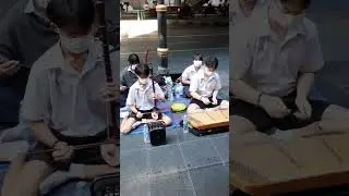Thai street music in Bangkok