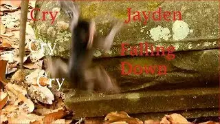 Million Million Pity!! Baby Jayden falling down fro the stone crying so loud for help