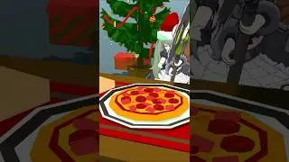 Corin cuts pizza 🎄 #corin  #zenless