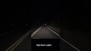Low Beam vs High Beam