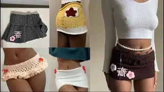 EASY CROCHET/KNIT PROJECT IDEAS/INSPO + FREE PATTERNS! Tik Tok Compilation