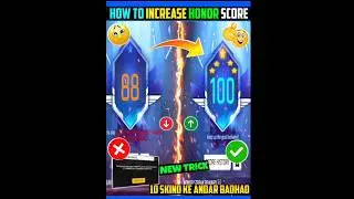 How To Solve Problem Of Honor Score In Free Fire 🎃 || How To Increase Honor Score In Free Fire ☠️