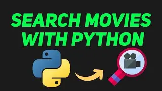 Movie Search App with Python | Retrieve Movie Details and Posters