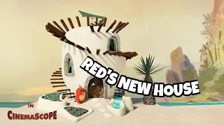 Lego Angry Birds Red's New House  (Stop Motion)