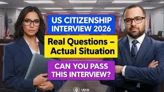 2026 New, Real Interview of U.S. citizenship, Full N-400 Naturalization Interview, Small talk #n400