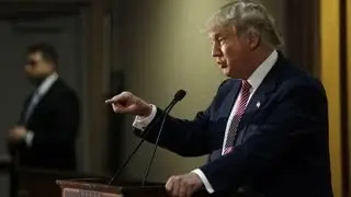 Donald Trump faces backlash for saying 'America first'