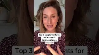 Supplements I recommend for #perimenopause