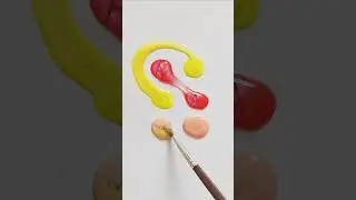 Water drop colour mixing #color #mixing #shorts