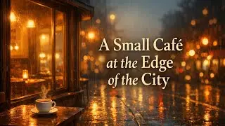 A Small Caf&eacute; at the Edge of the City | Relaxing English Story for Learning #Learnenglish #shorts 