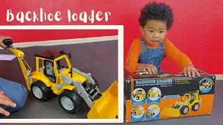 BACKHOE LOADER Driven Collection | Kids Learning