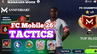 Тактика режима менеджера FC Mobile 26 | 4-1-2-1-2 Узкая тактика FC Mobile 26 |