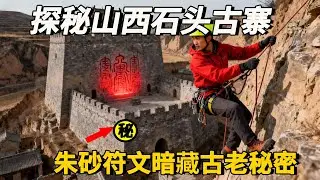 小夥瘋狂探秘山西石头古寨，朱砂符文暗藏古老秘密！接下來一幕震撼全網！