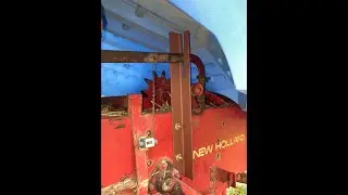 Repair New Holland Baler, knife arm.