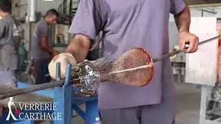 Verrerie de Carthage la haute couture du verre soufflé.