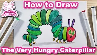 How to Draw The Very Hungry Caterpillar by Eric Carle