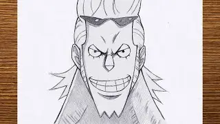 How to draw Franky from One Piece | Franky drawing step by step | Tutorial