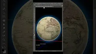 How to make a globe. #photoshop#artphoto#photoshoptutorial#adobe#design#creative#mockup#globe#map