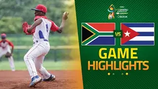 HIGHLIGHTS | 🇿🇦 South Africa 🆚 🇨🇺 Cuba | WBSC U-12 Baseball World Cup 2025