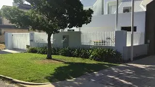 South Perth Project with Revell Landscaping | Sliding Gate & Infill Panels