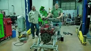 The engine run in stand is alive!