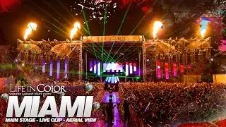 LIC MIAMI FESTIVAL 2013 - LIVE CLIP -12/27/13 - AERIAL VIEW - Life In Color