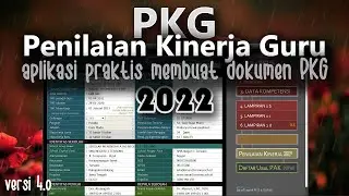 Aplikasi PKG Excel Praktis Mudah Penilaian Kinerja Guru